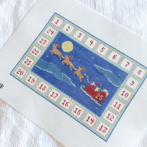 Santa and Reindeer Advent Calendar