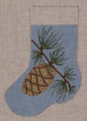 Mini Stocking - Pinecone