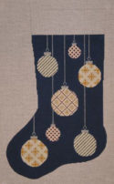 Stocking - 7 christmas ornaments