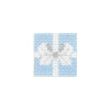 Light Blue Background with White Ribbon