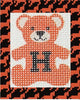 Teddy Bear Front - Orange Hermes Bag Charm