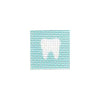Aqua Background with White Tooth