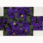 Brickcover: Violets Brick Cover, black background