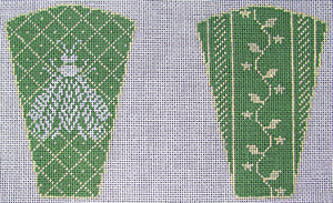 Scissor Case: Karen's Damask - Green Scissor Case