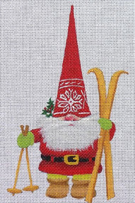 Gnome - Skiing Gnome with Stitch Guide by Paulette Paquette