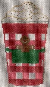 Holiday Cup-Gingerbread Cup - Family Arts Needlework Shop