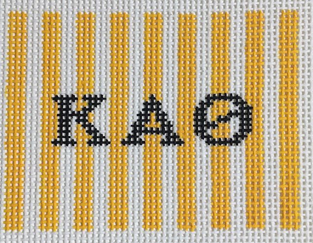Sorority Insert with Stripes-Kappa Alpha Theta