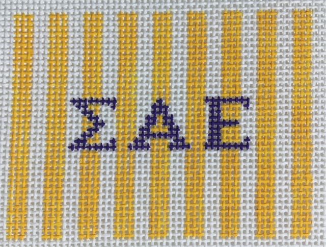 Fraternitiy Insert with Stripes-Sigma Alpha Epsilon