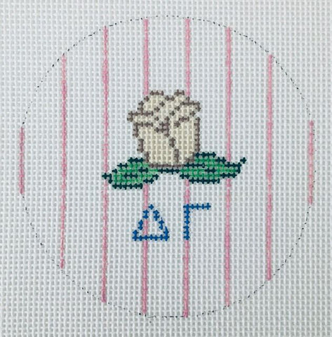 Sorority Round with Mascot-Delta Gamma