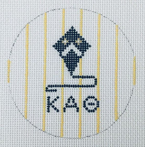 Sorority Round with Mascot-Kappa Alpha Theta