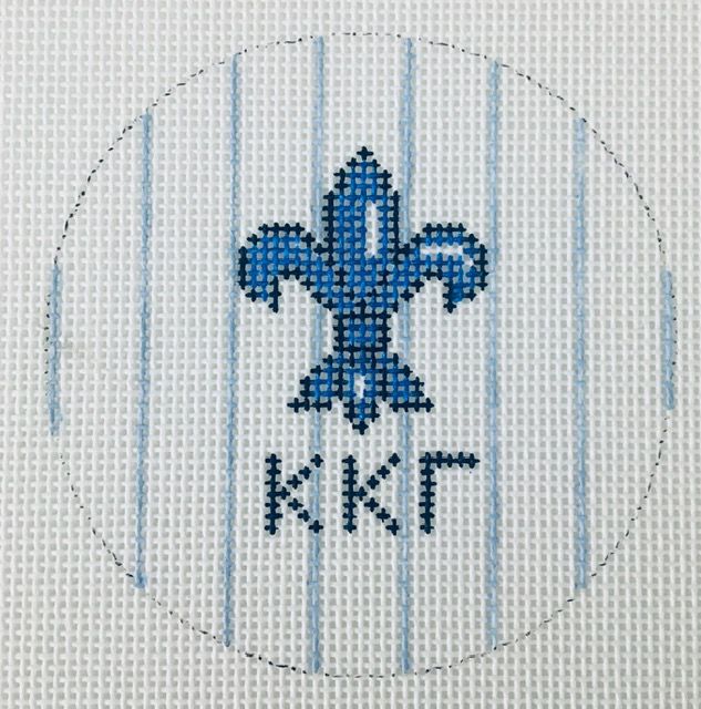 Sorority Round with Mascot-Kappa Kappa Gamma