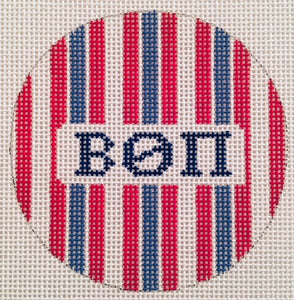 Sorority Round with Stripes-Beta Theta Pi