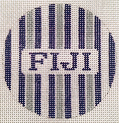Sorority Round with Stripes-FIJI