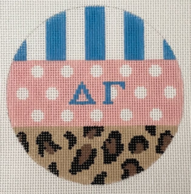 Sorority Round Multi Pattern-Delta Gamma