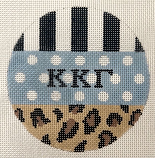Sorority Round Multi Pattern-Kappa Kappa Gamma