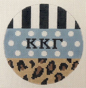Sorority Round Multi Pattern-Kappa Kappa Gamma