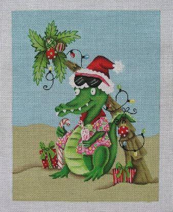Beach Gator - Family Arts Needlework Shop
