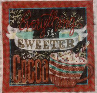 Hot Chocolate - Sweeter Chocolate - Family Arts Needlework Shop