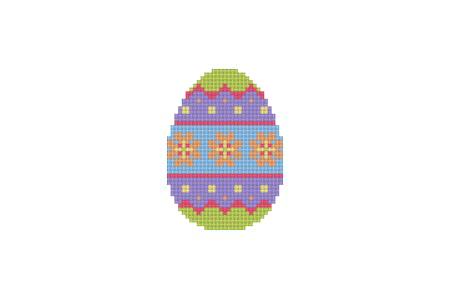 Egg with Floral Band