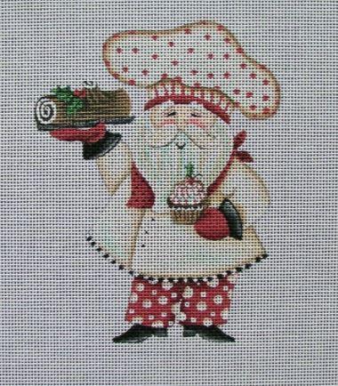 Santa - Yule Log - Family Arts Needlework Shop