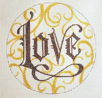 Word Ornament-Love