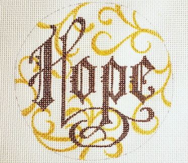Word Ornament-Hope