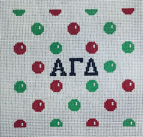 Sorority Bubble Square-Alpha Chi Omega