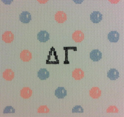 Sorority Bubble Square-Alpha Chi Omega