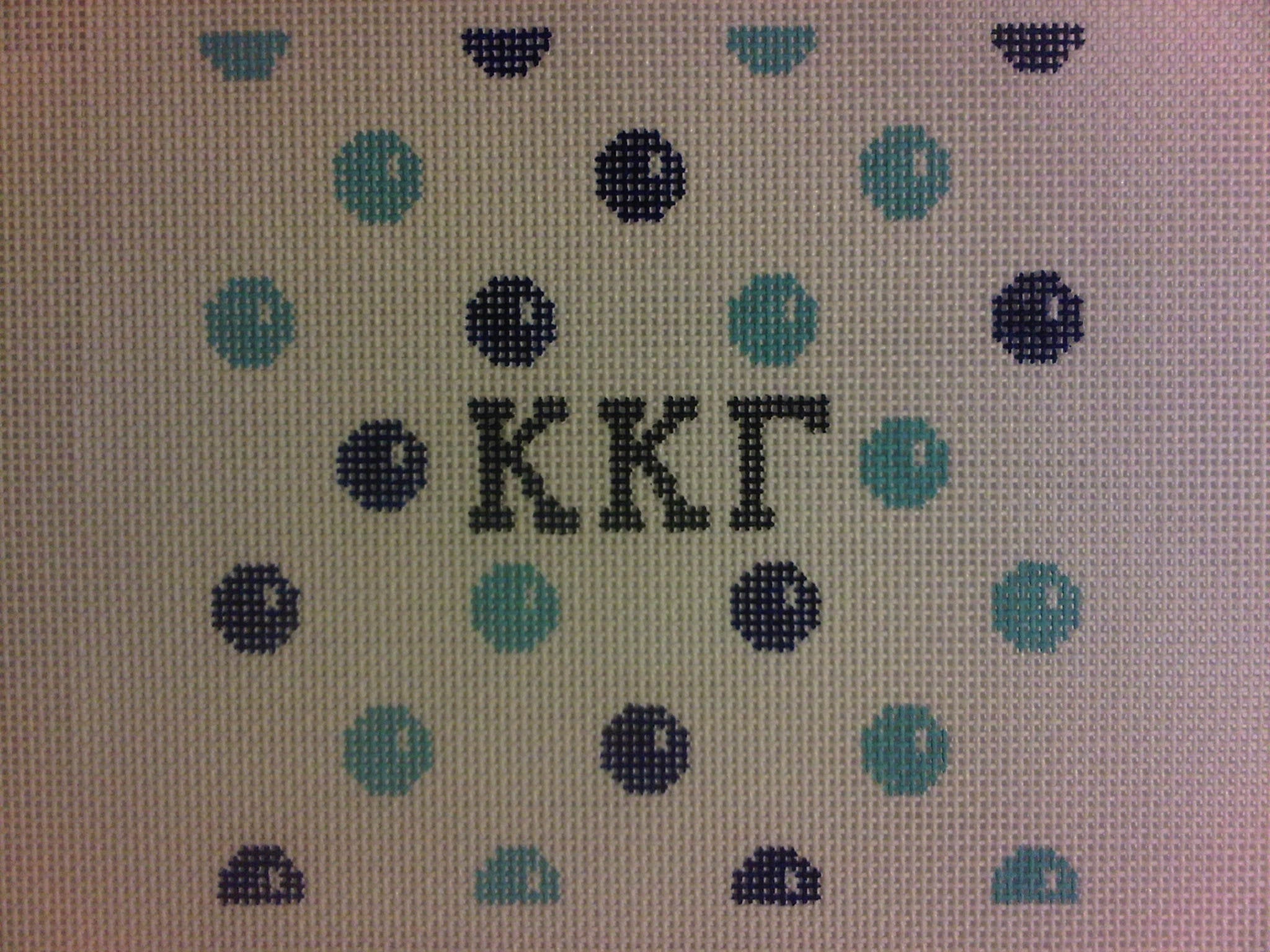 Sorority Bubble Square-Alpha Chi Omega