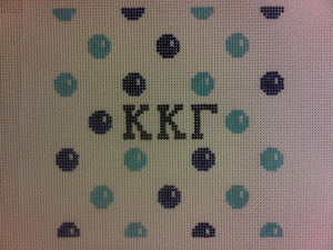 Sorority Bubble Square-Alpha Chi Omega