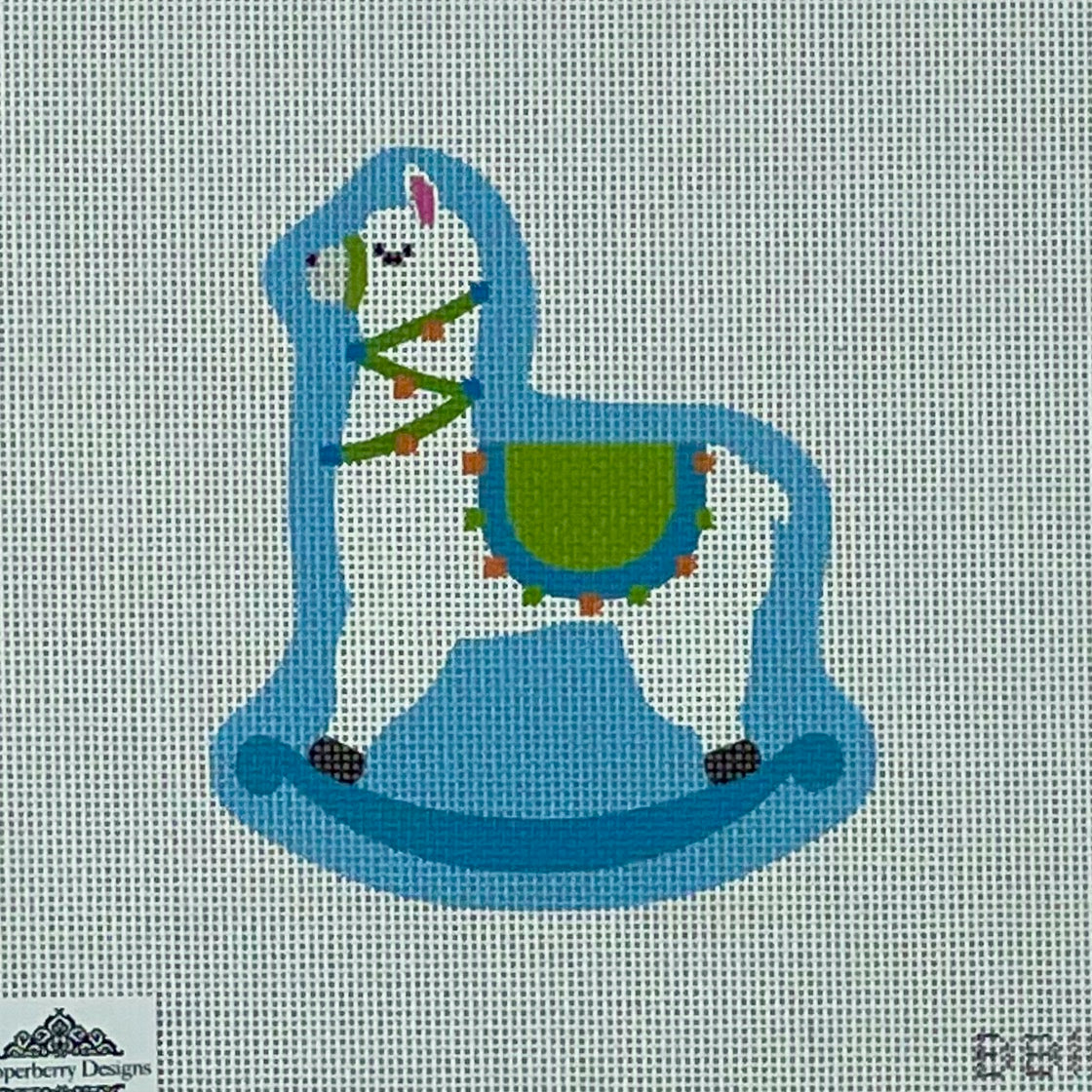 Rocking Llama, blue