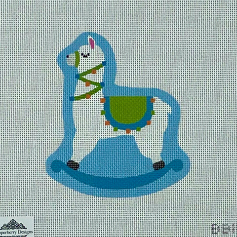 Rocking Llama, blue