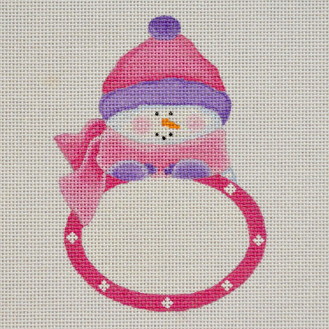 Pinky Snowbaby Plaque - Family Arts Needlework Shop