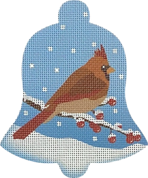 Snow Bell: Cardinal, female