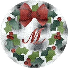 Monogram Wreath M