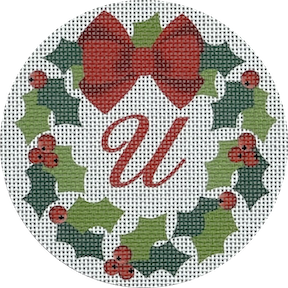 Monogram Wreath U
