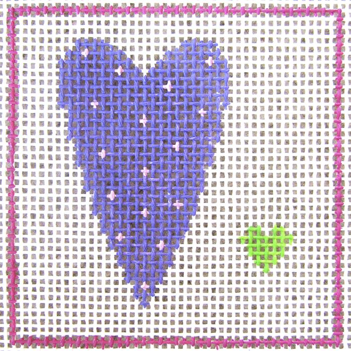 Beginner Kit: Purple & Green Hearts