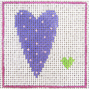 Beginner Kit: Purple & Green Hearts