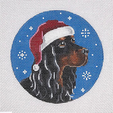 Santa Dog: Gordon Setter