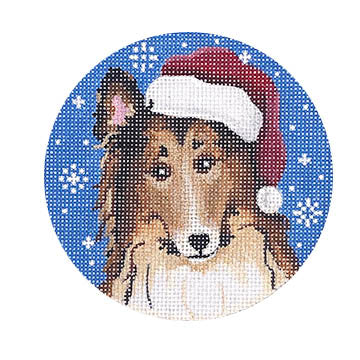 Santa Dog: Rough Collie