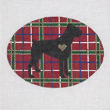 Plaid Silhouette Boxer - Family Arts Needlework Shop