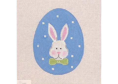 Bunny Face Flat Egg - Family Arts Needlework Shop