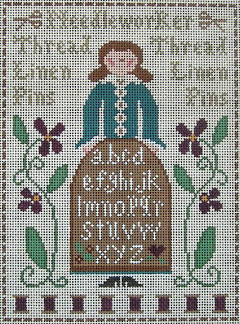 Sampler Lady©Little House Needleworks