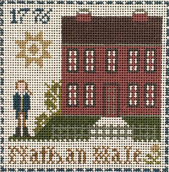 Nathan Hale ©Little House Needleworks - Family Arts Needlework Shop