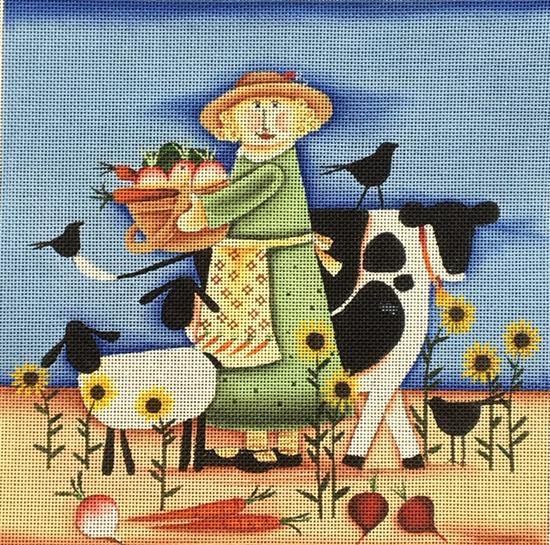 Farm Girl ©Blakely Wilson - Family Arts Needlework Shop