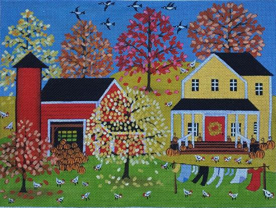 Colors of Autumn ©Medana Gabbard - Family Arts Needlework Shop