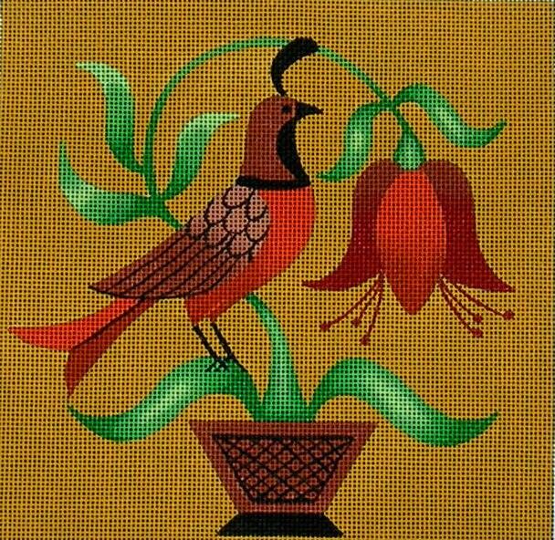 Folk Bird 2 ©Stephanie Stouffer/Ruth Levison Designs - Family Arts Needlework Shop