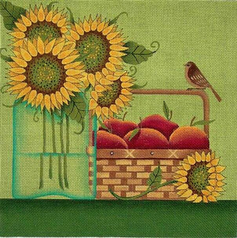 Sunflower Apples @Karen Cruden - Family Arts Needlework Shop