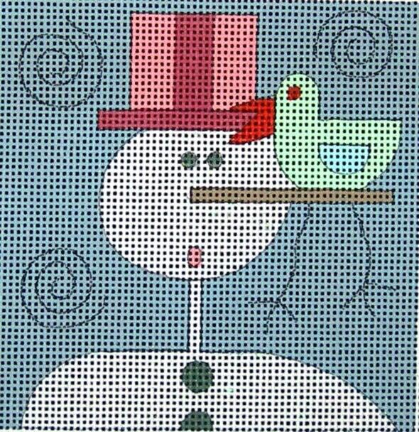 Snowman & Bird - Family Arts Needlework Shop