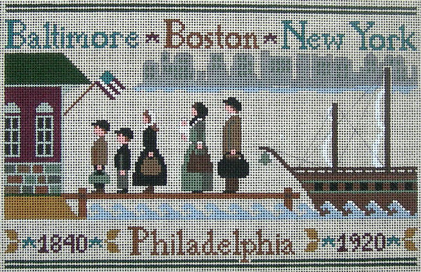 Coming To America©Little House Needleworks